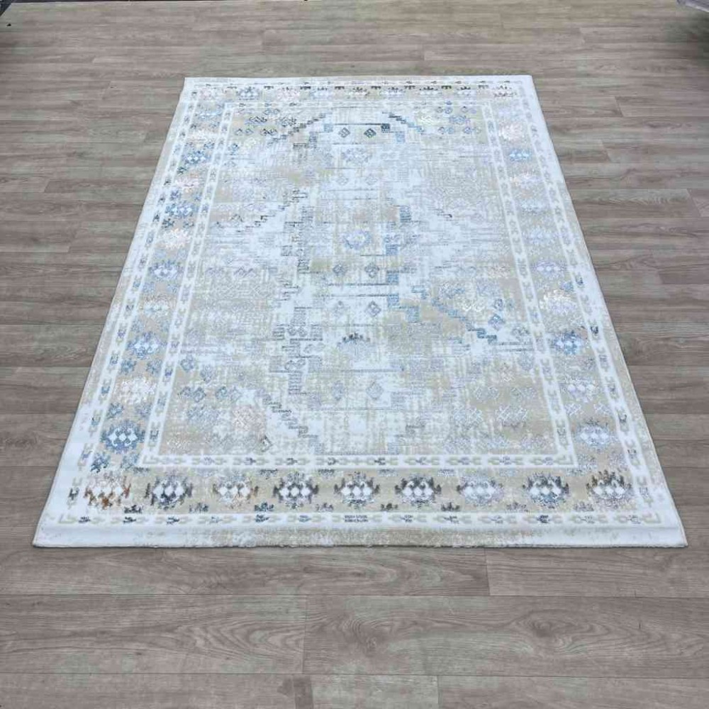 سجاد تركي ميا 11224B بيج رصاصي مقاس 200*300