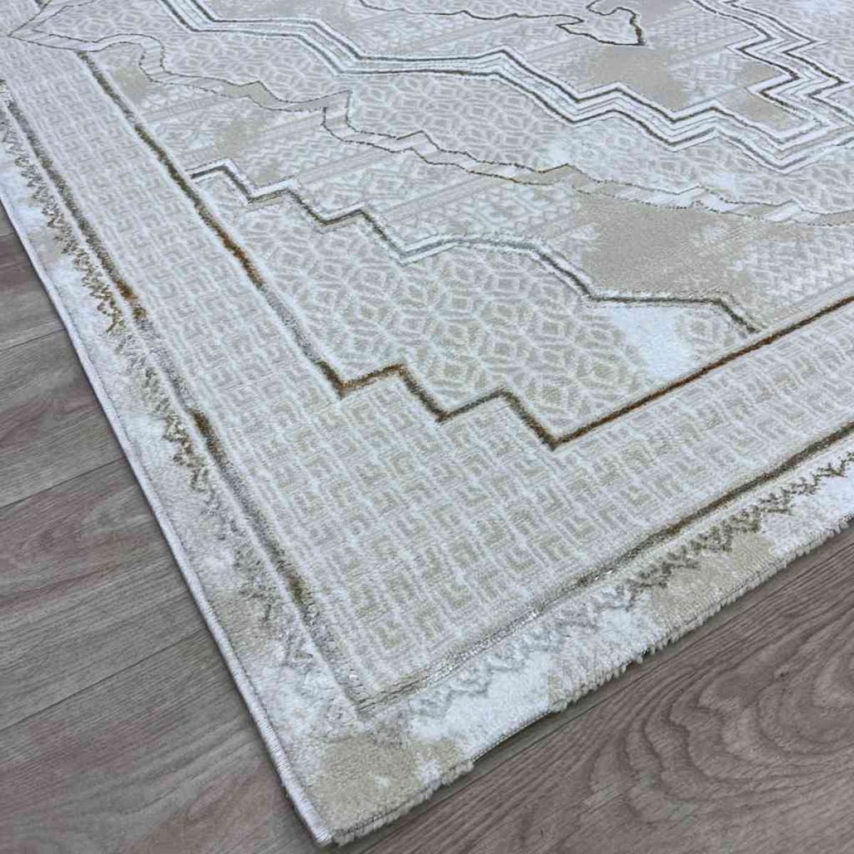 سجاد تركي ميا 11236B بيج بني مقاس 100*300