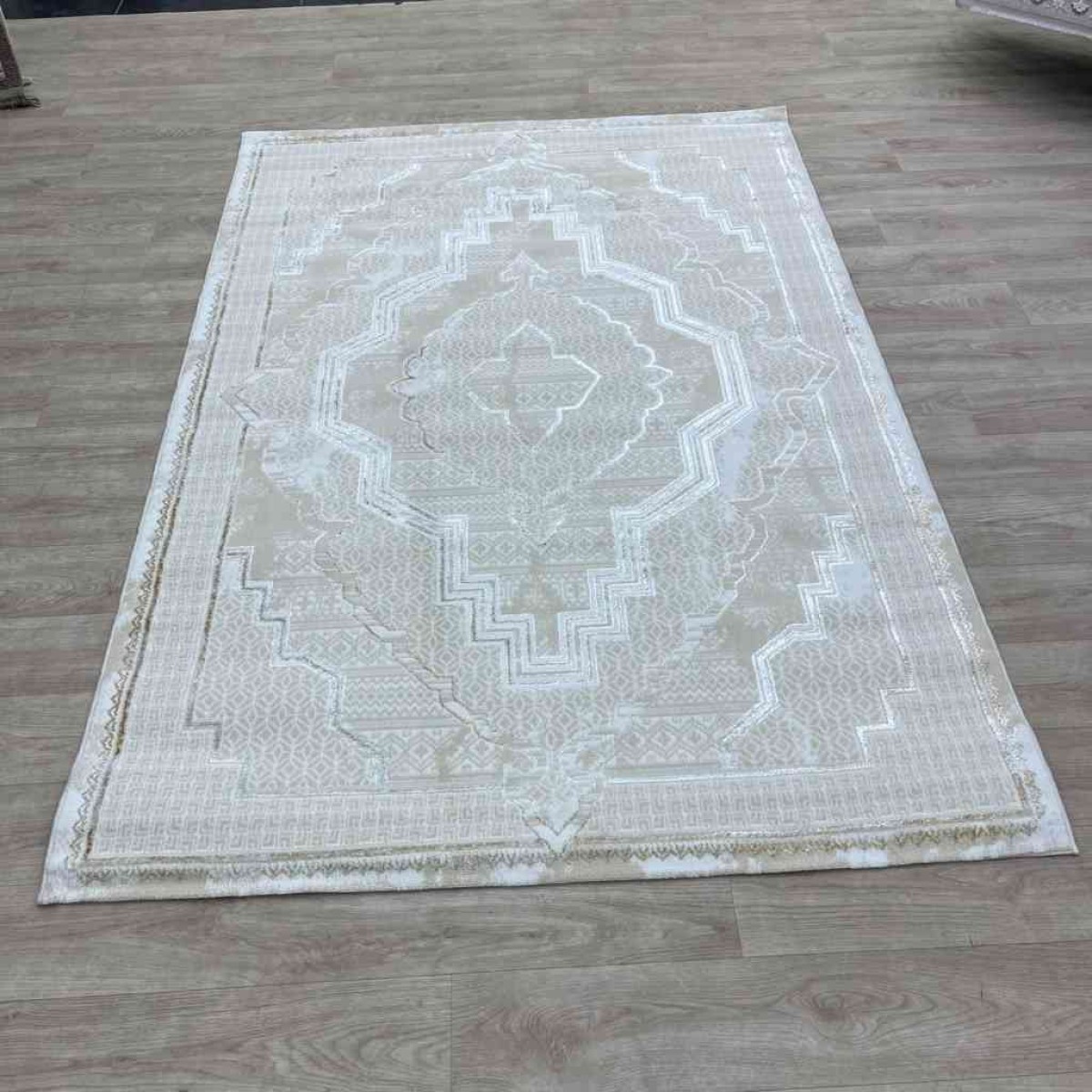 سجاد تركي ميا 11236B بيج بني مقاس 100*300