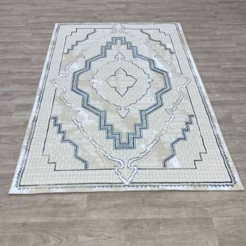 سجاد تركي ميا 11236B بيج سماوي مقاس 80*150 