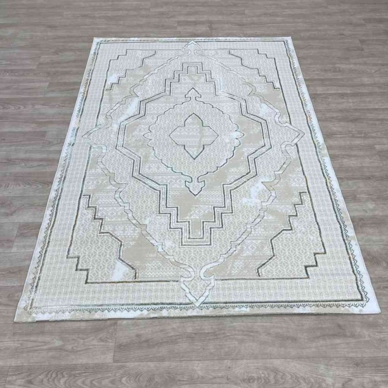 سجاد تركي ميا 11236B بيج اخضرمقاس 50*80