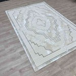 سجاد تركي ميا 11236B بيج اخضرمقاس 50*80