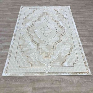 سجاد تركي ميا 11236B بيج ذهبي مقاس 50*80