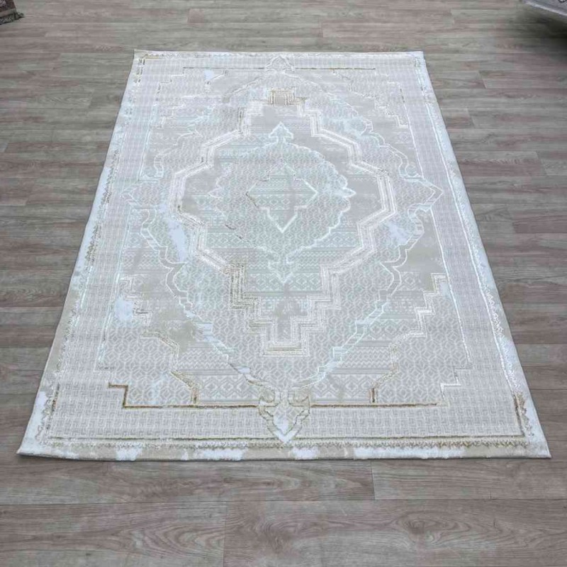 سجاد تركي ميا 11236B بيج ذهبي مقاس 50*80