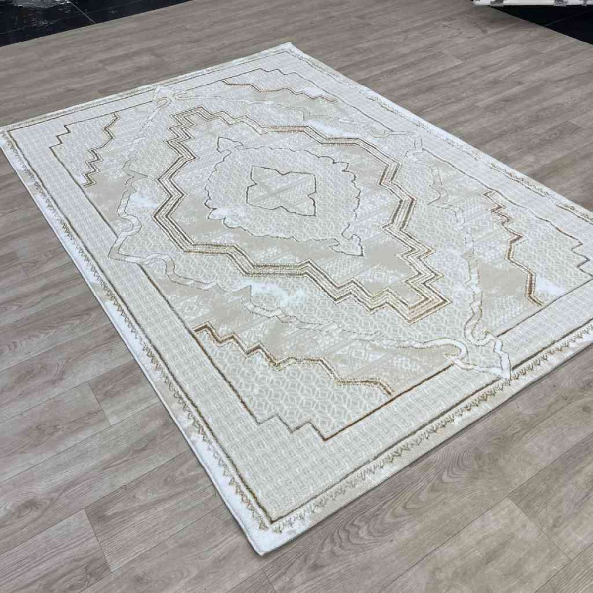 سجاد تركي ميا 11236B بيج بني مقاس 100*300