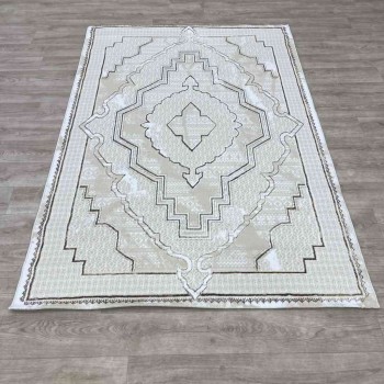 سجاد تركي ميا 11236B بيج بني مقاس 50*80