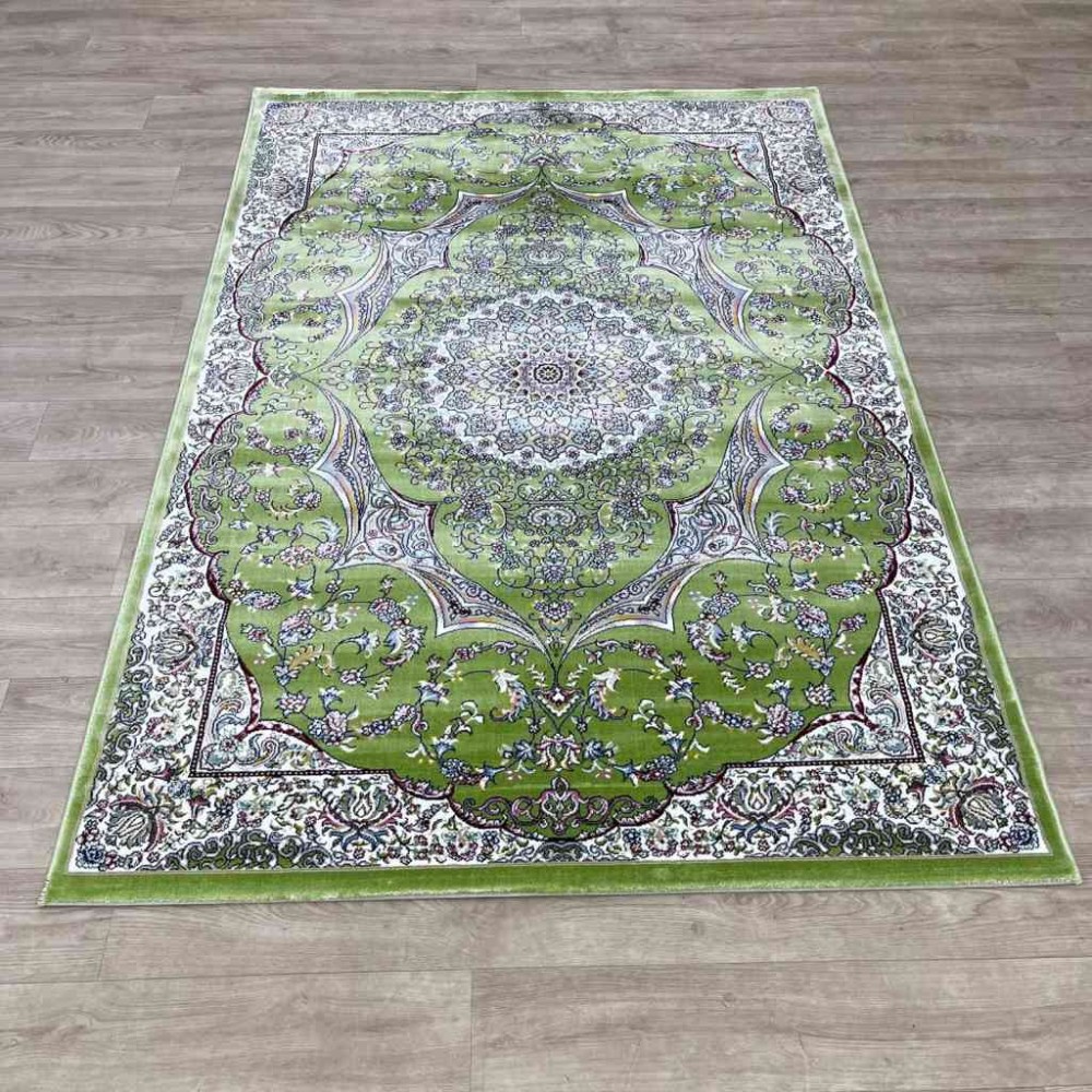 سجاد تركي احلامي كلاسيك سميك ناعم ODT97A اخضر مقاس 200*300