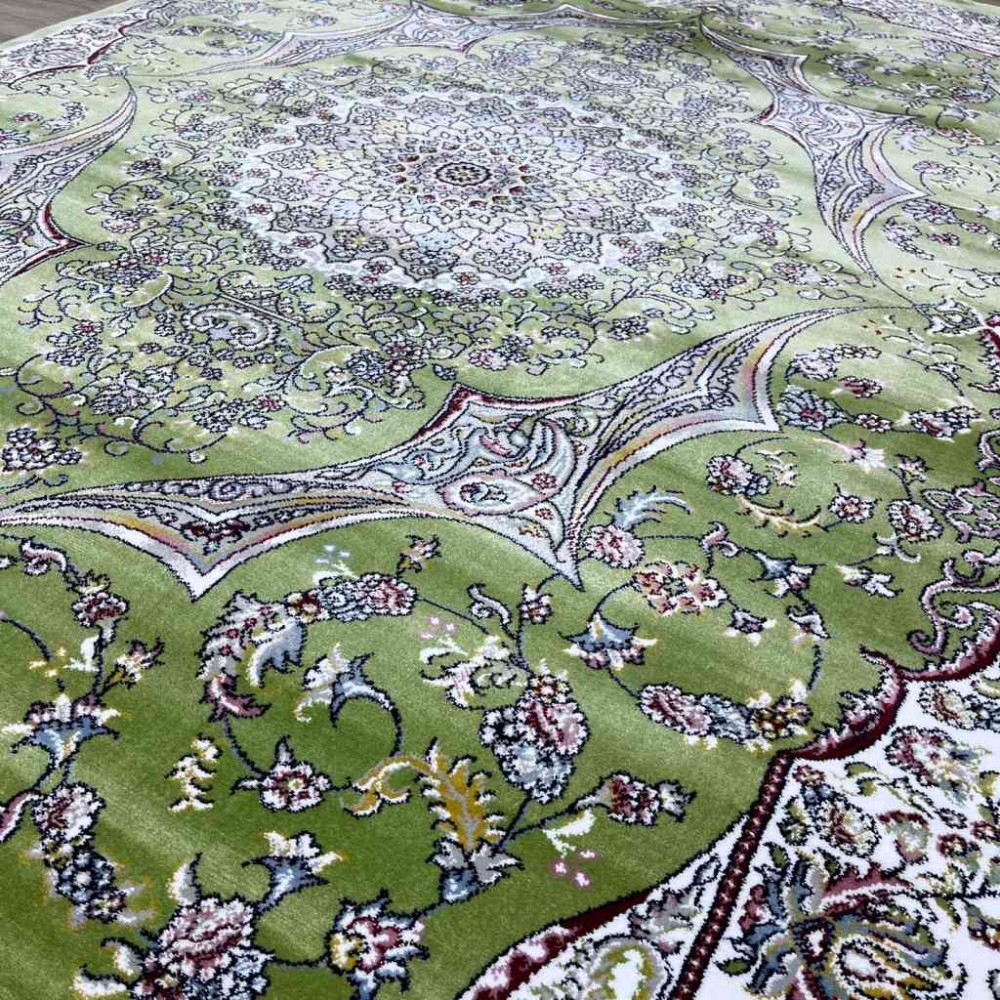 سجاد تركي احلامي كلاسيك سميك ناعم ODT97A اخضر مقاس 200*300