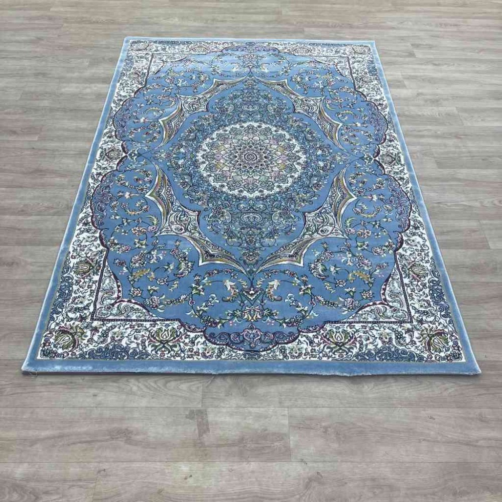 سجاد تركي احلامي كلاسيك سميك ناعم ODT97A سماوي مقاس 100*200