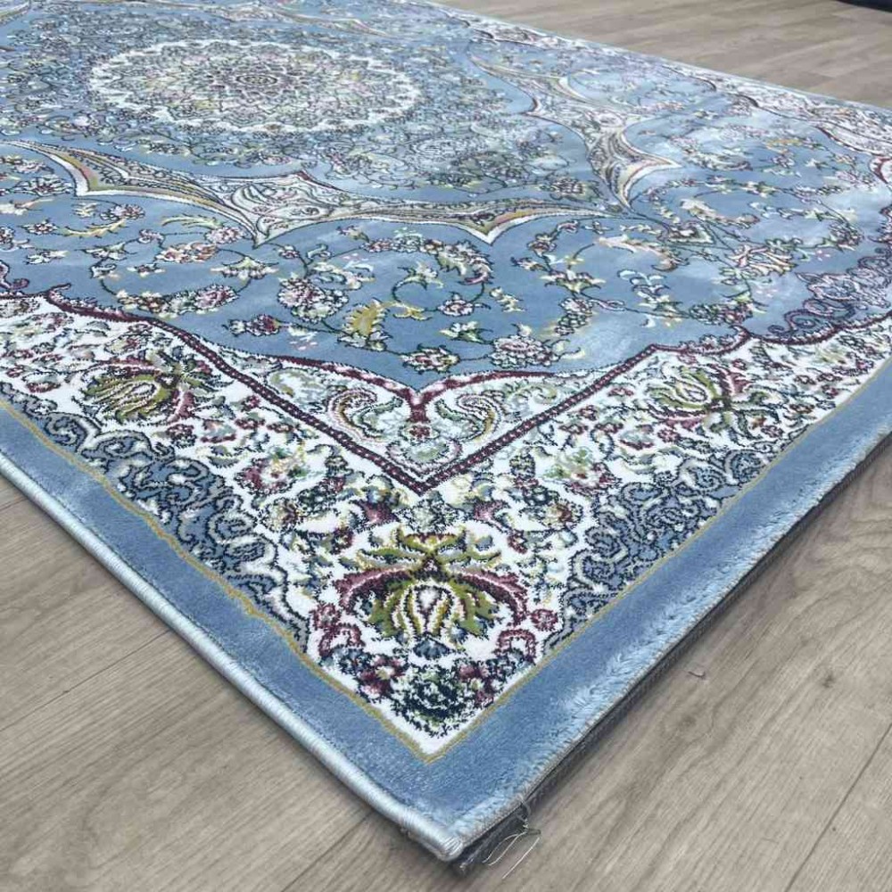 سجاد تركي احلامي كلاسيك سميك ناعم ODT97A سماوي مقاس 100*200