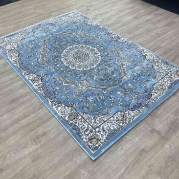 سجاد تركي احلامي كلاسيك سميك ناعم ODT97A سماوي مقاس 100*200