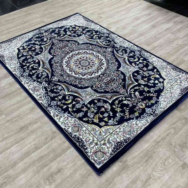 سجاد تركي احلامي كلاسيك سميك ناعم ODT97A كحلي مقاس 80*150