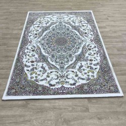 سجاد تركي احلامي كلاسيك سميك ناعم ODT97A ابيض مقاس 100*200