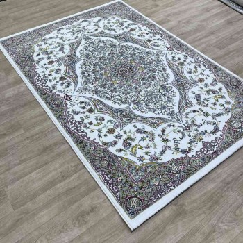سجاد تركي احلامي كلاسيك سميك ناعم ODT97A ابيض مقاس 100*200