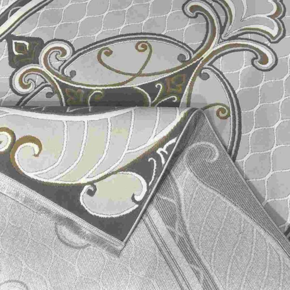 سجاد تركي بيونكلا BN102A كريم رصاصي مقاس 300*400