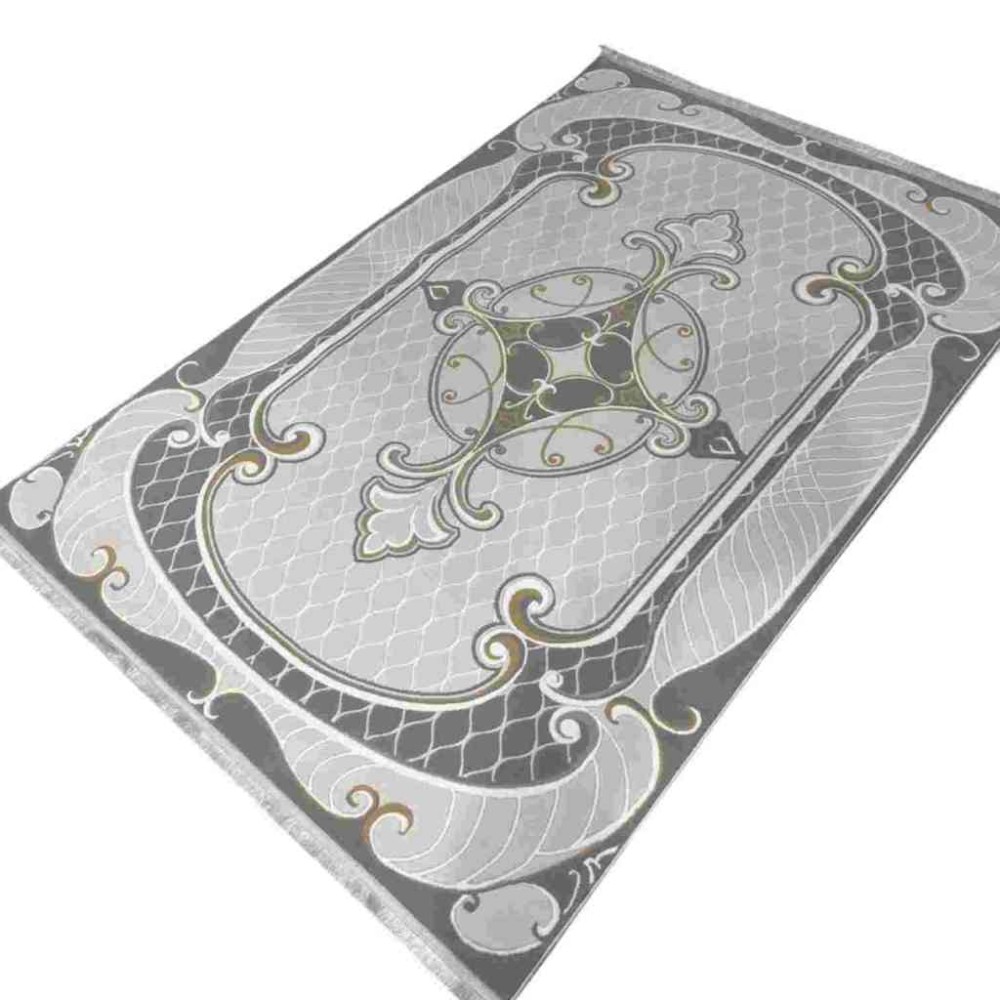 سجاد تركي بيونكلا BN102A كريم رصاصي مقاس 300*400