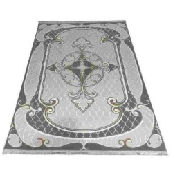 سجاد تركي بيونكلا BN102A كريم رصاصي مقاس 300*400