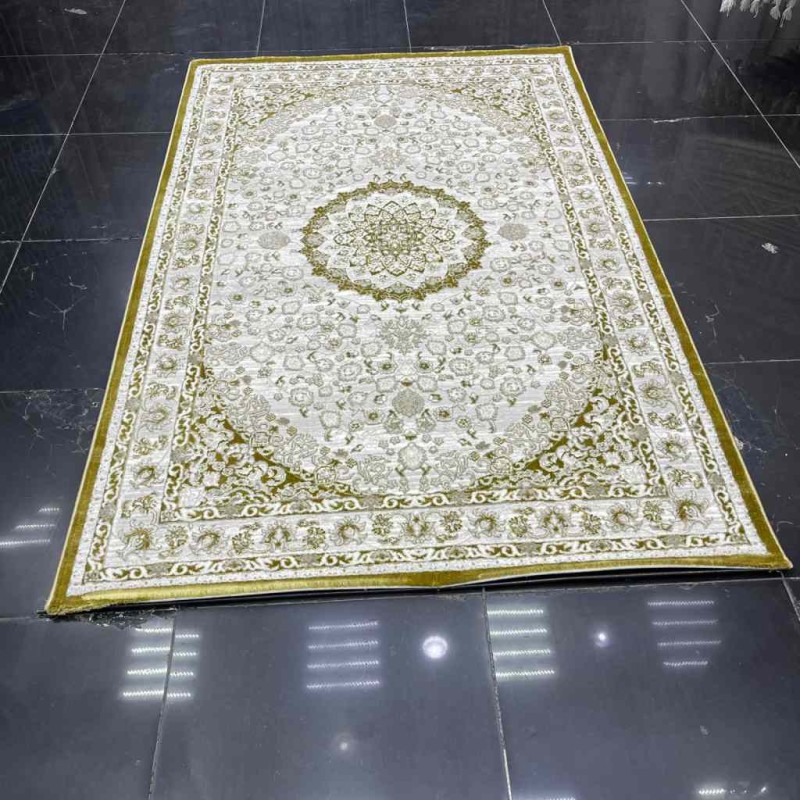 سجاد فنيسيا تركي 5022A لون ذهبي مقاس 300*400