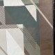 سجاد المصممين لونك تركي A0058 بني كوكين دائري مقاس 150*150 - سجاد فرنسي شرقي