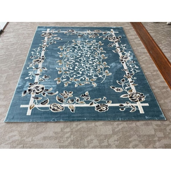 سجاد كلاسيك مالمو تركي S1019 سماوي مقاس 300*400
