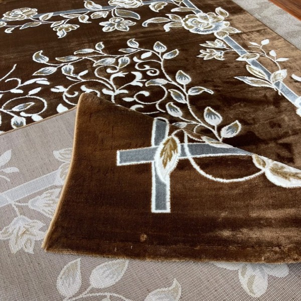 سجاد كلاسيك مالمو تركي S1019 كابتشينو مقاس 150*220