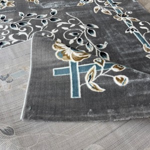 سجاد كلاسيك مالمو تركي S1019 رصاصي مقاس 150*220