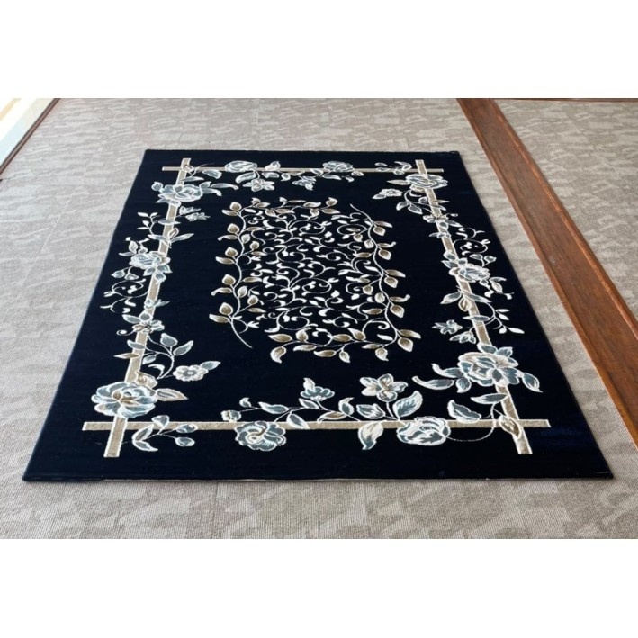 سجاد كلاسيك مالمو تركي S1019 كحلي مقاس 200*300