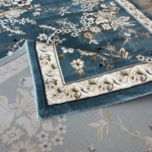 سجاد كلاسيك مالمو تركي S1020 سماوي مقاس 100*300