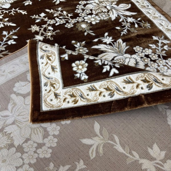 سجاد كلاسيك مالمو تركي S1020 كابتشينو مقاس 200*300