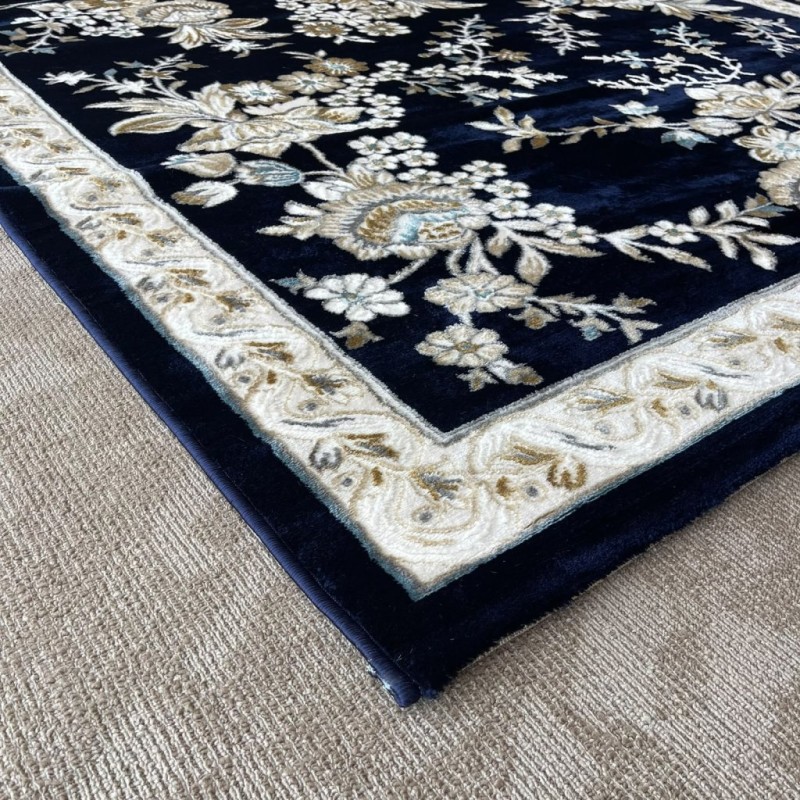 سجاد كلاسيك مالمو تركي S1020 كحلي مقاس 150*220