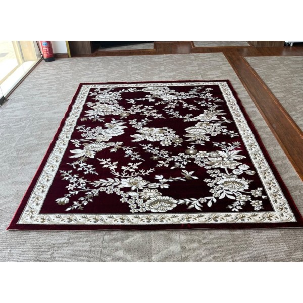 سجاد كلاسيك مالمو تركي S1020 عنابي مقاس 250*350