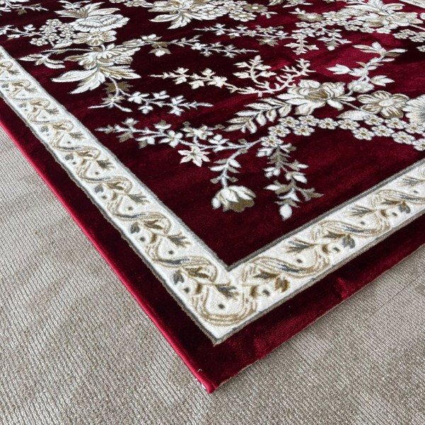 سجاد كلاسيك مالمو تركي S1020 عنابي مقاس 250*350