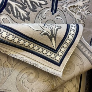 سجادة ريناس تركية 36262A رصاصي فاتح مقاس 250*350
