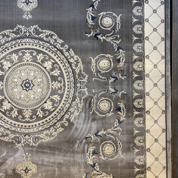 سجادة ريناس تركية 41152A رصاصي مقاس 200*300