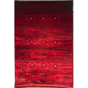 سجاد تركي بخارى سوبر افغاني 07381 احمر مقاس 80*150