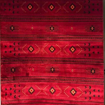 سجاد تركي بخارى سوبر افغاني 07381 احمر مقاس 100*300