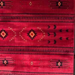 سجاد تركي بخارى سوبر افغاني 07381 احمر مقاس 200*300