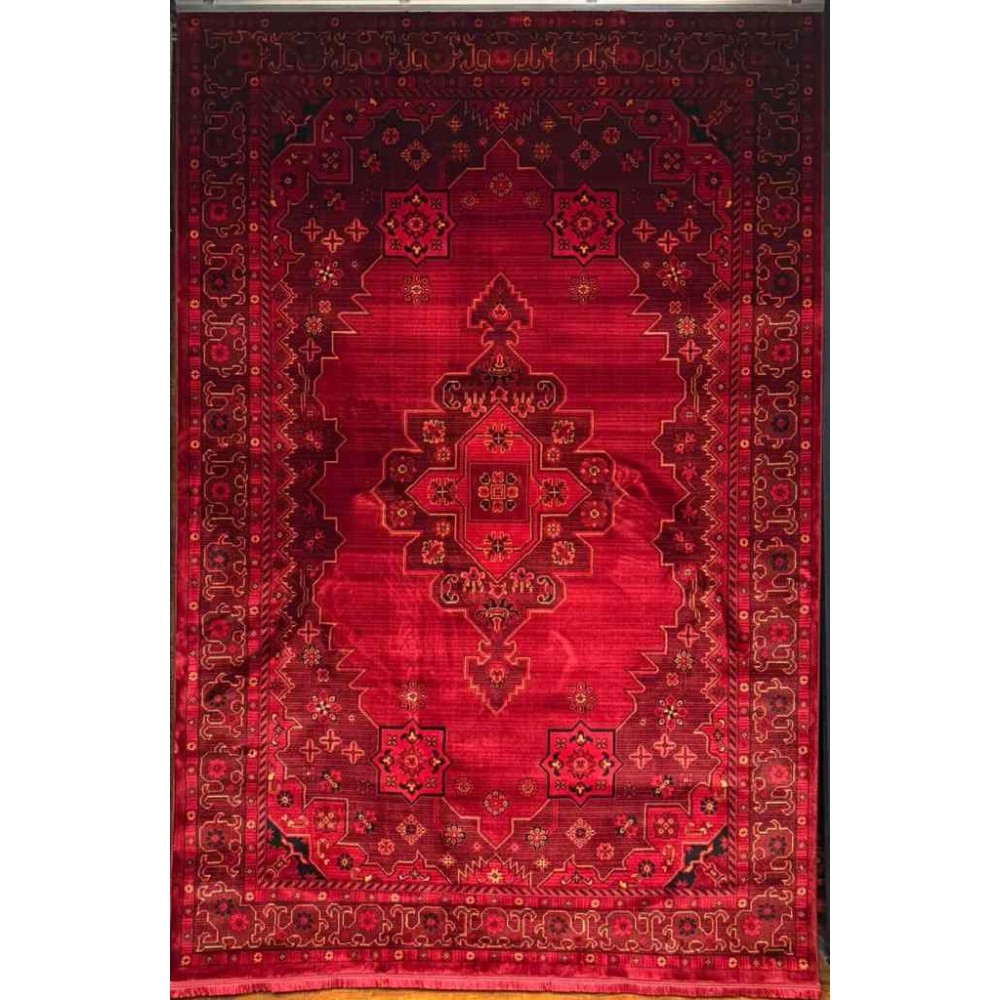 سجاد تركي بخارى سوبر افغاني RFG4512 احمر مقاس 300*400