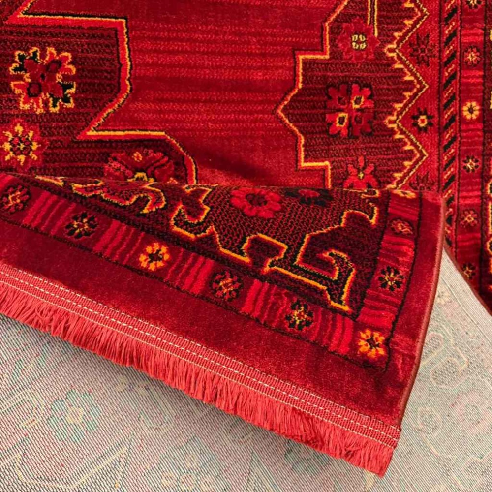 سجاد تركي بخارى سوبر افغاني RFG4512 احمر مقاس 300*400