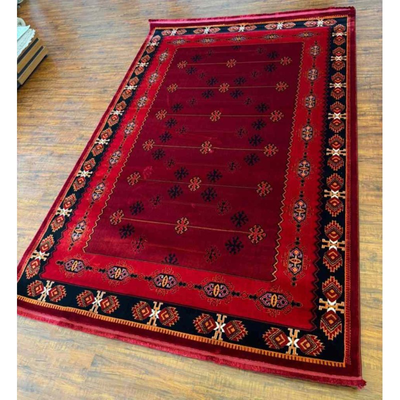 سجاد تركي بخارى سوبر افغاني RFG4520 احمر مقاس 80*150