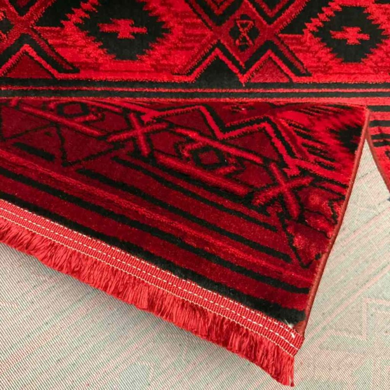 سجاد تركي بخارى سوبر افغاني RFG4526 احمر مقاس 150*220