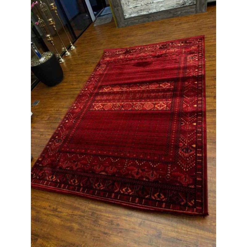 سجاد تركي بخارى سوبر افغاني RFG4539 احمر مقاس 150*220
