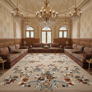 سجاد تركي سوبر الماني F498A بيج مقاس 50*80