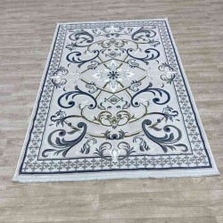 سجاد شرقي تاج نقش ايراني تركي 36023A رصاصي فاتح مقاس  250*350