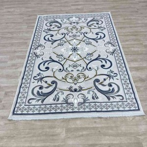 سجاد شرقي تاج نقش ايراني تركي 36023A رصاصي فاتح مقاس  250*350