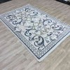 سجاد شرقي تاج نقش ايراني تركي 36023A رصاصي فاتح مقاس 150*220