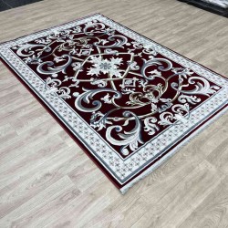 سجاد شرقي تاج نقش ايراني تركي 36023A احمر مقاس 100*200