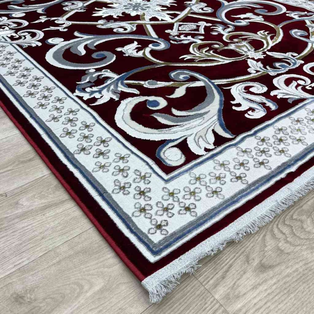 سجاد شرقي تاج نقش ايراني تركي 36023A احمر مقاس 250*350