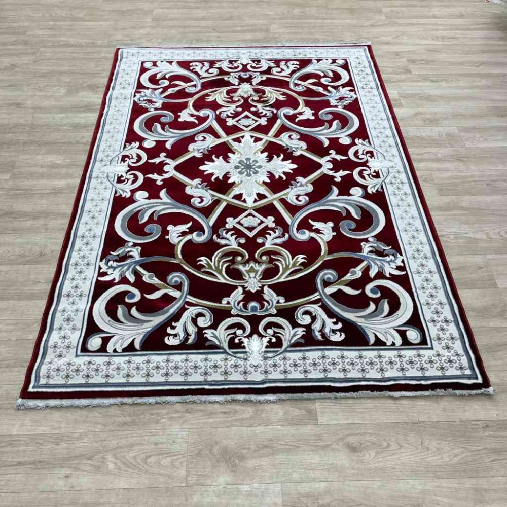 سجاد شرقي تاج نقش ايراني تركي 36023A احمر مقاس 250*350