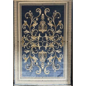 سجاد تركي تاج 8 38318A سماوي مقاس 50*80